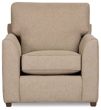 Tate Brown Fabric Chair
