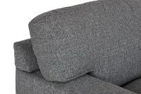 Veronica Dark Gray Down Large Two-arm Sectional