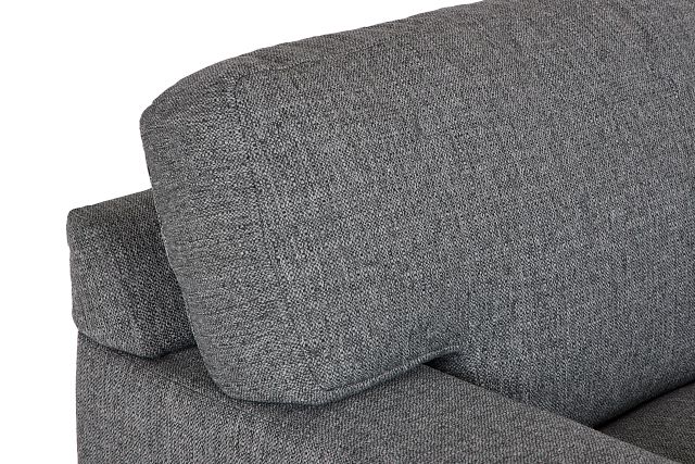 Veronica Dark Gray Down Large Two-arm Sectional