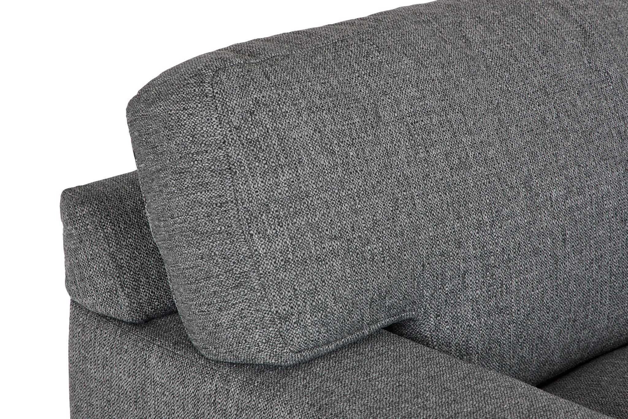 Veronica Dark Gray Down Large Two-arm Sectional