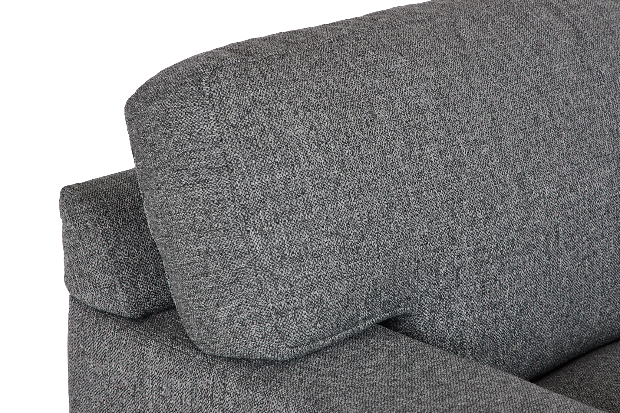 Veronica Dark Gray Down Large Two-arm Sectional Veronica Dark Gray Down Large Two-arm Sectional