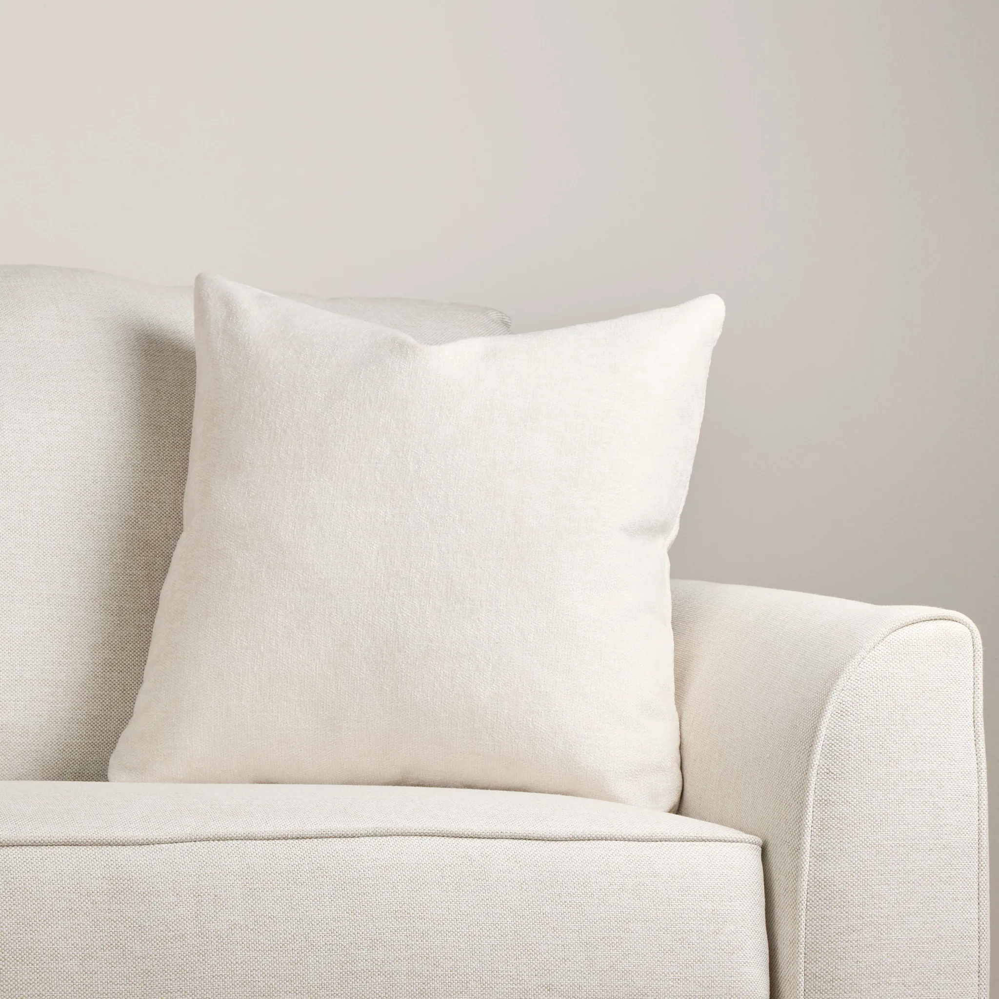 Calista Ivory 20" Square Accent Pillow