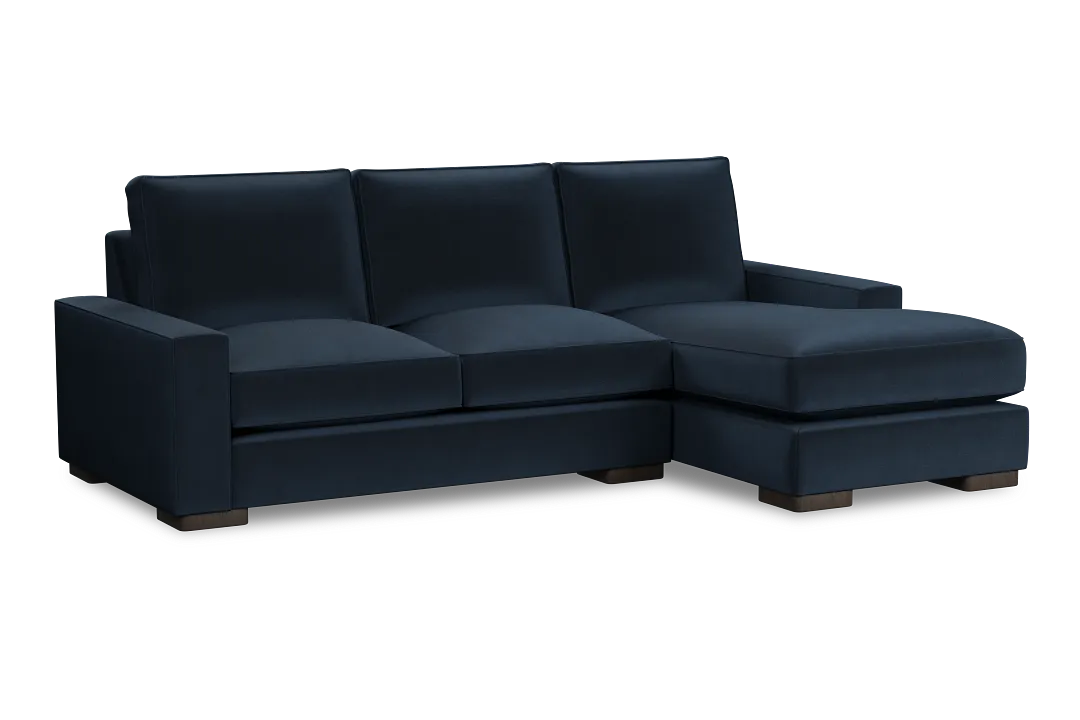 Edgewater Joya Dark Blue Right Chaise Sectional