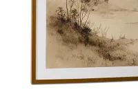 Cindi Beige Framed Wall Art
