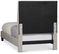 Lucy Light Gray Uph Platform Bed