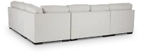 Veronica White Down Medium Left Chaise Sectional