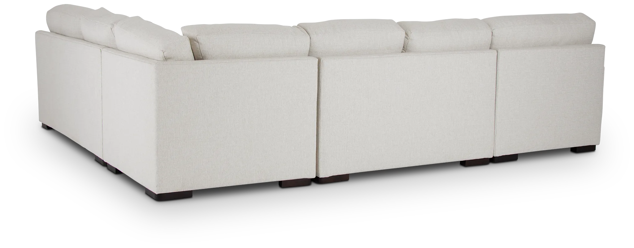 Veronica White Down Medium Left Chaise Sectional