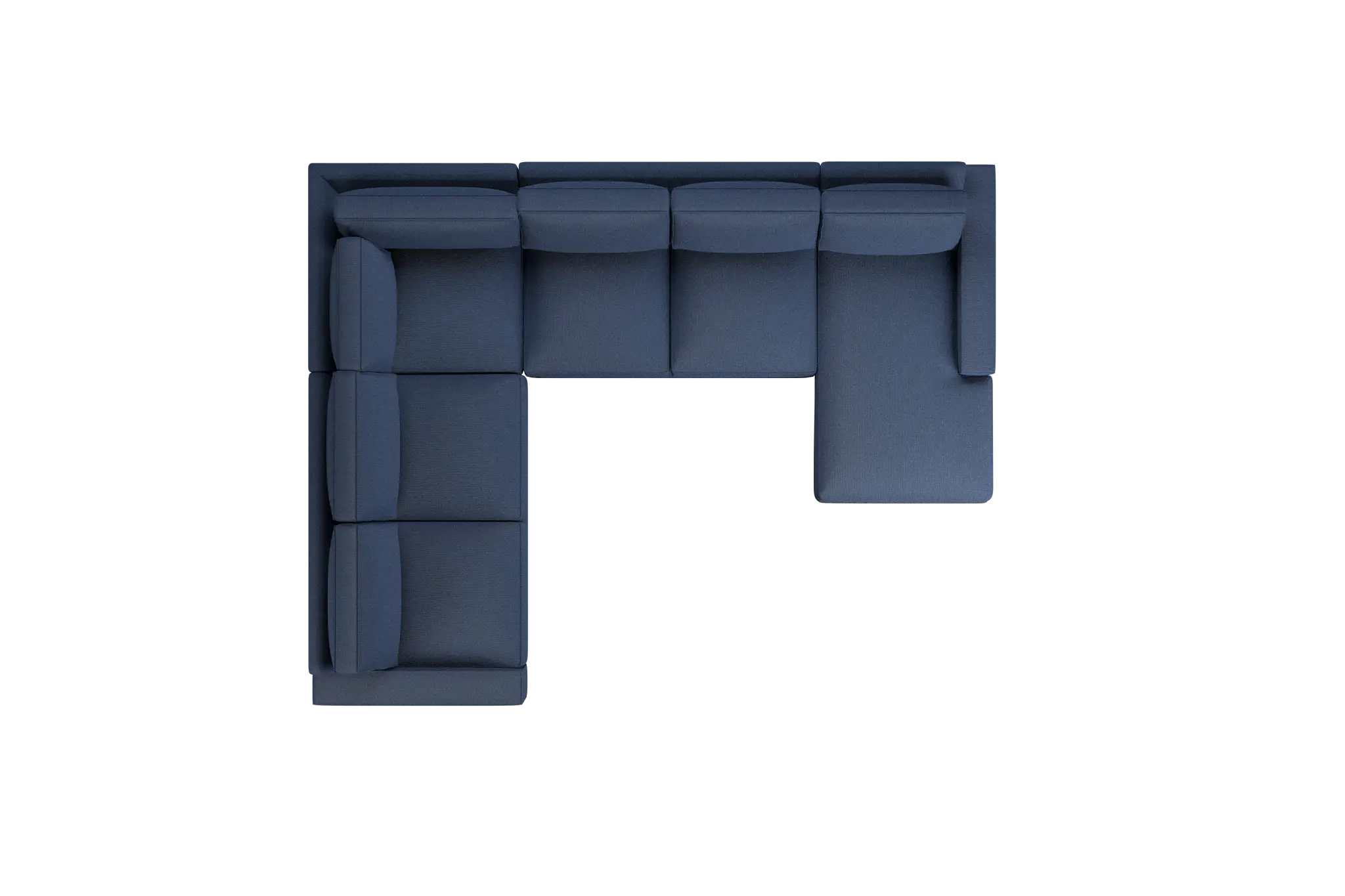Edgewater Revenue Dark Blue Medium Right Chaise Sectional Edgewater Revenue Dark Blue Medium Right Chaise Sectional
