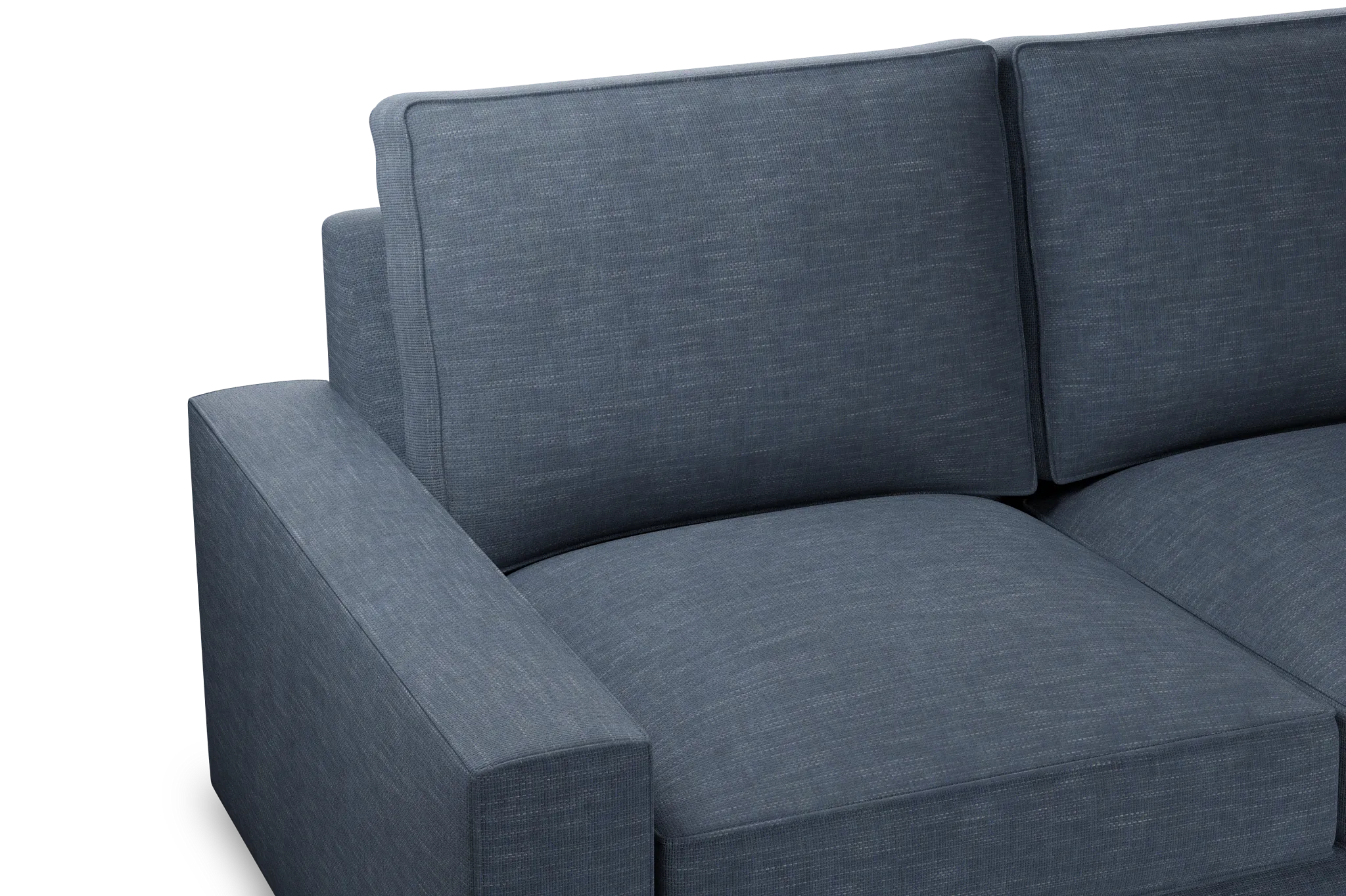 Edgewater Elevation Dark Blue Medium Two-arm Sectional