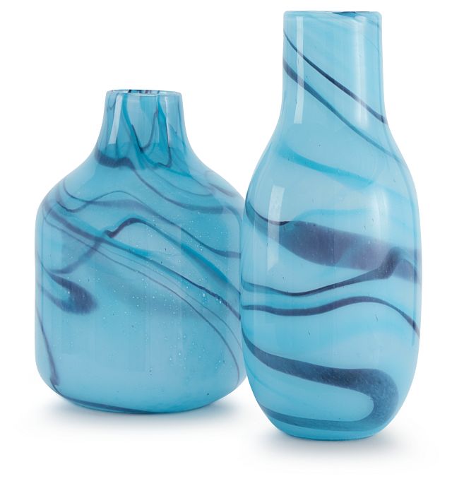Malia Dark Blue Medium Vase