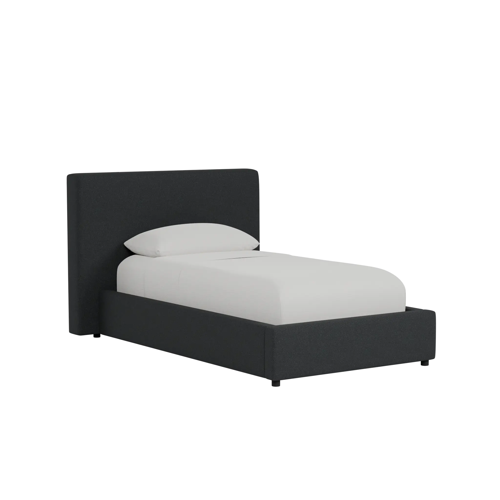 Grayton Elite Black 44" Upholstered Platform Bed Grayton Elite Black 44" Upholstered Platform Bed