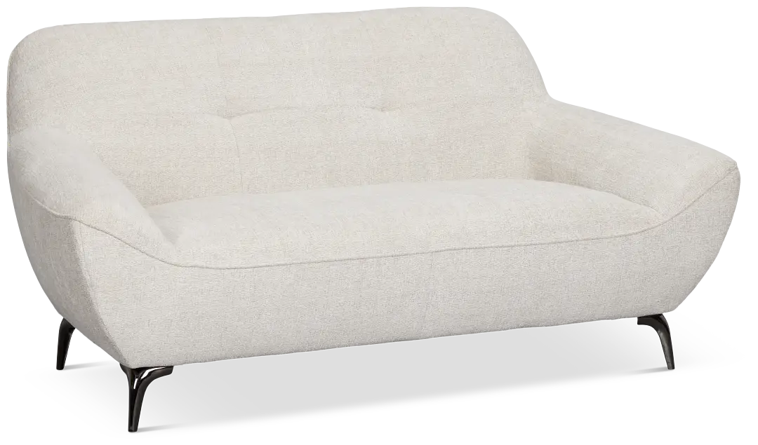 Zoey Light Beige Fabric Loveseat Zoey Light Beige Fabric Loveseat