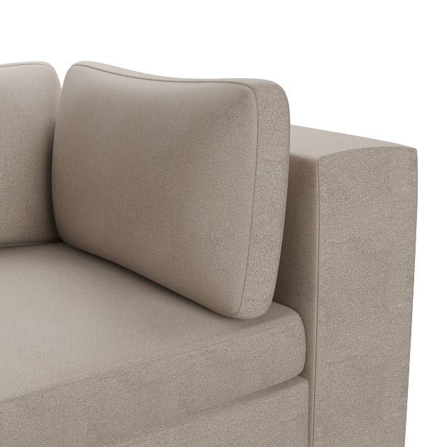 Destin Sutton Beige Fabric 6-piece Modular Sectional