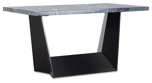Auburn Dark Gray Marble High Dining Table (1)