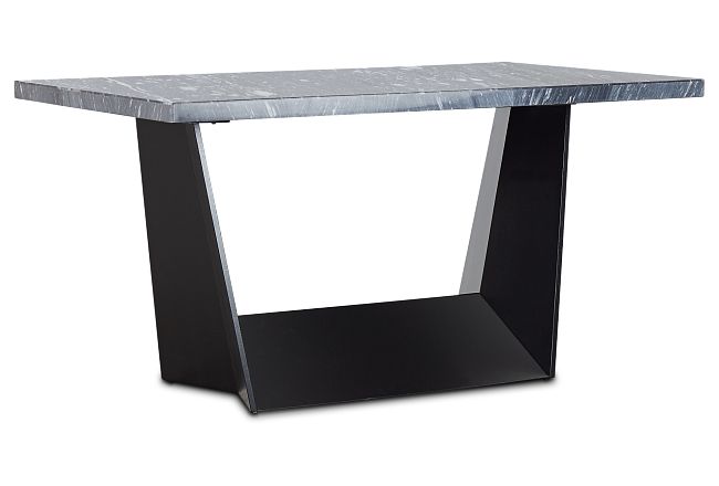 Auburn Dark Gray Marble High Dining Table