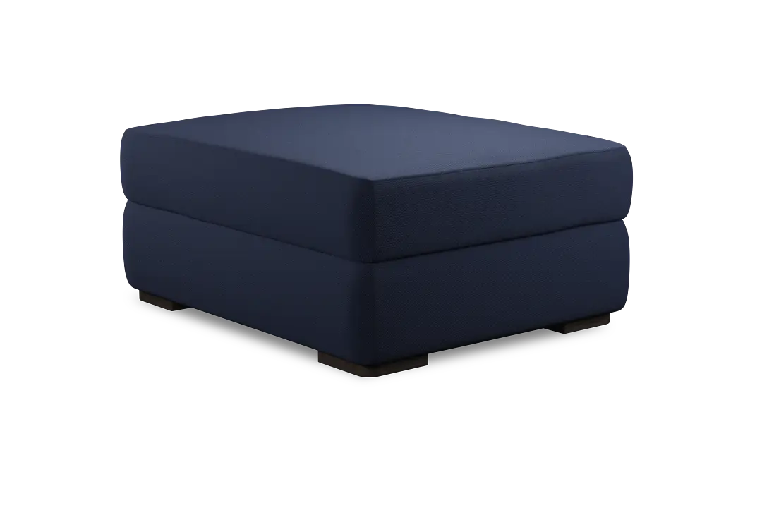 Edgewater Peyton Dark Blue Ottoman Edgewater Peyton Dark Blue Ottoman