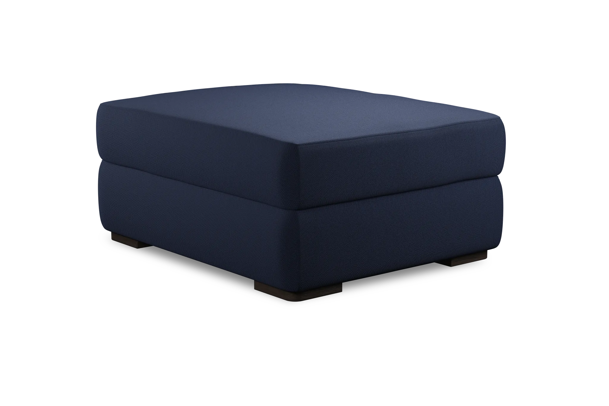 Edgewater Peyton Dark Blue Ottoman