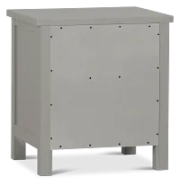 Charleston Gray 1-drawer Nightstand