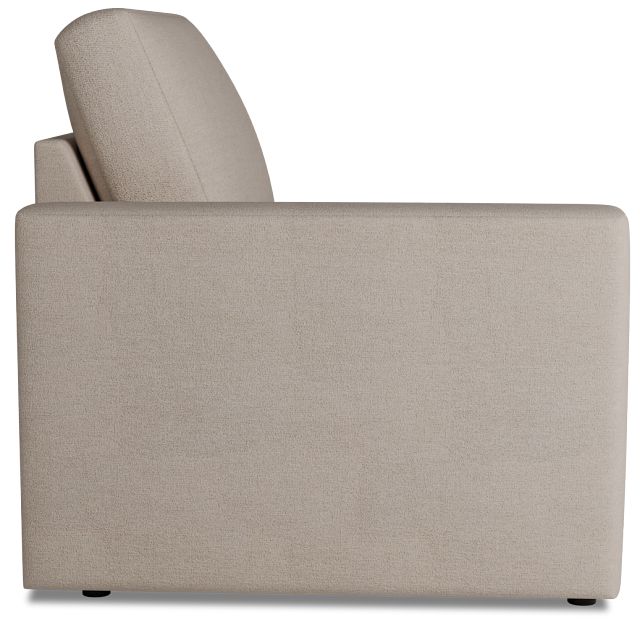 Citymod Beige Fabric Left Chair