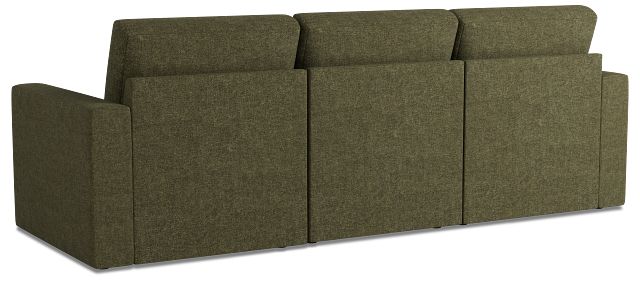 Citymod Green Fabric 3-piece Modular Sofa