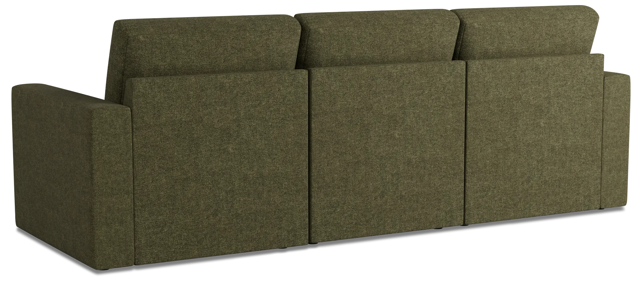 Citymod Green Fabric 3-piece Modular Sofa