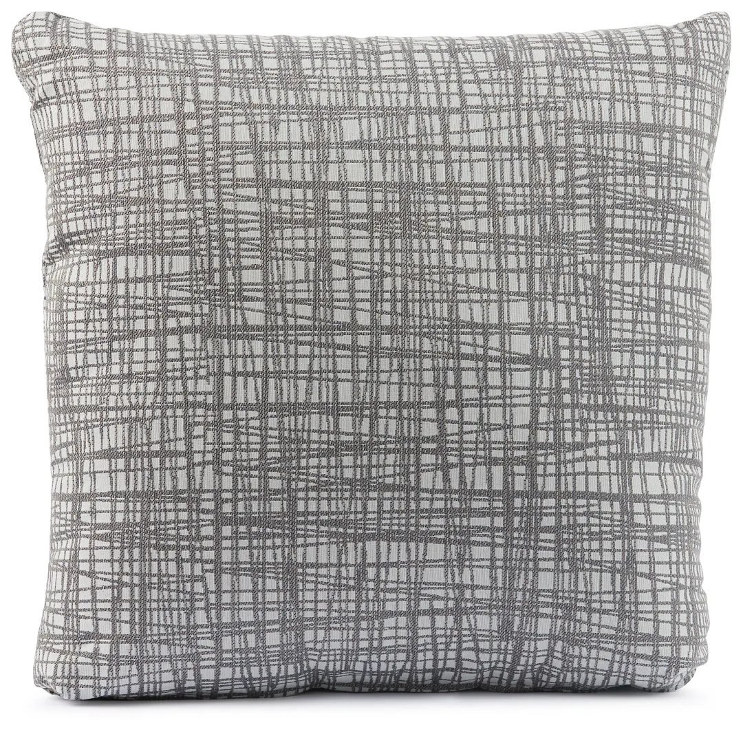 Hugo Gray 18" Accent Pillow