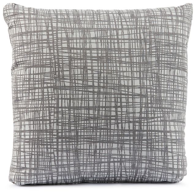 Hugo Gray 18" Accent Pillow