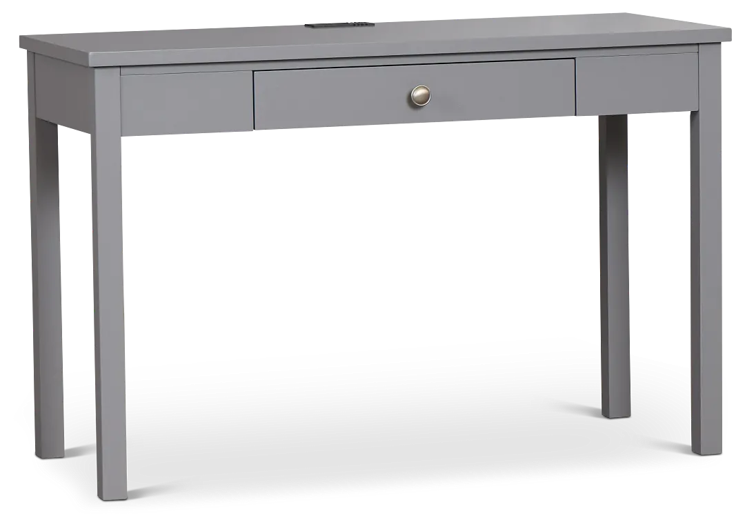 Charleston Gray 1-drawer Desk