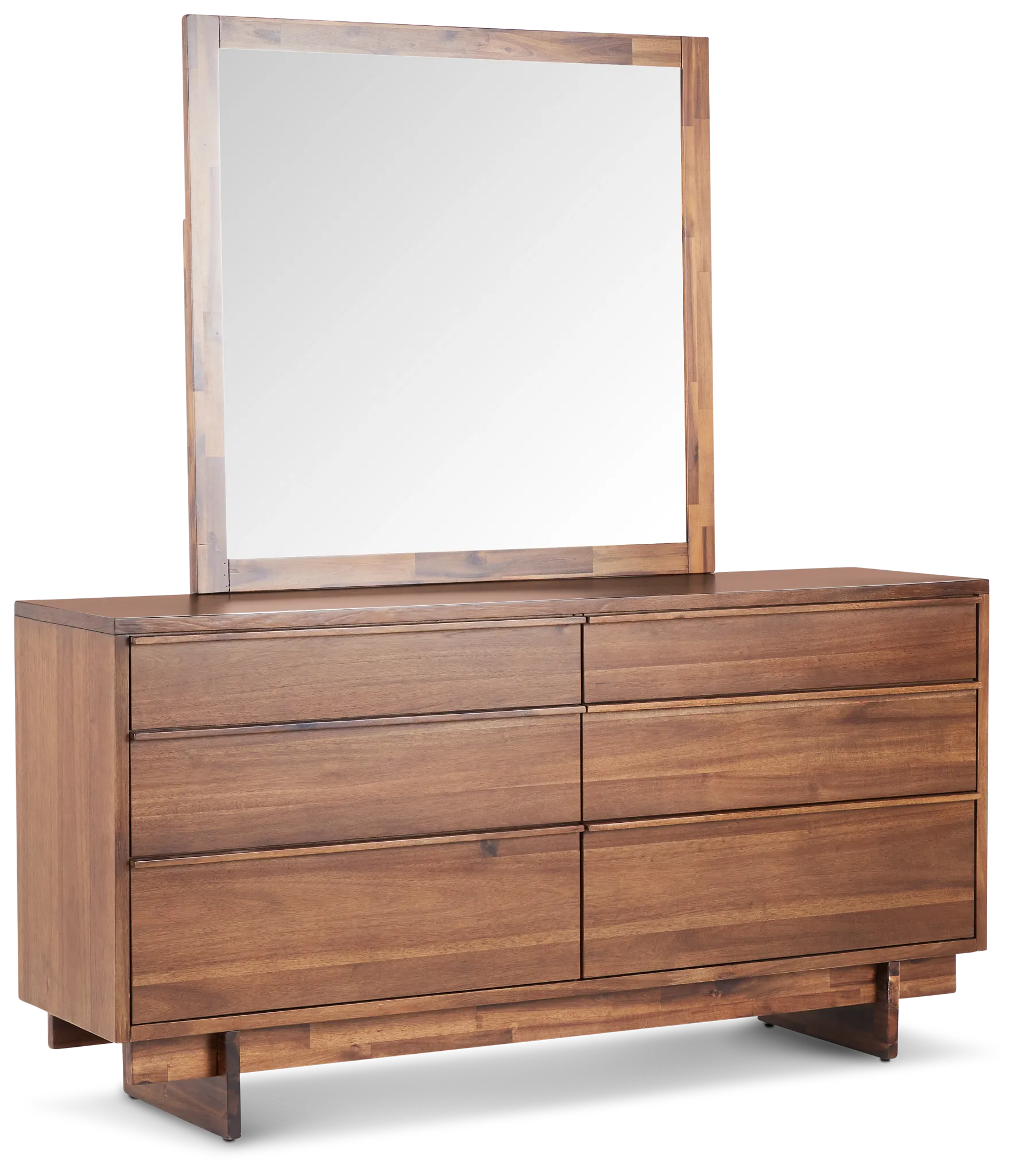 Bowery Dark Tone Dresser & Mirror