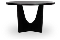 Oxford Black Round Table