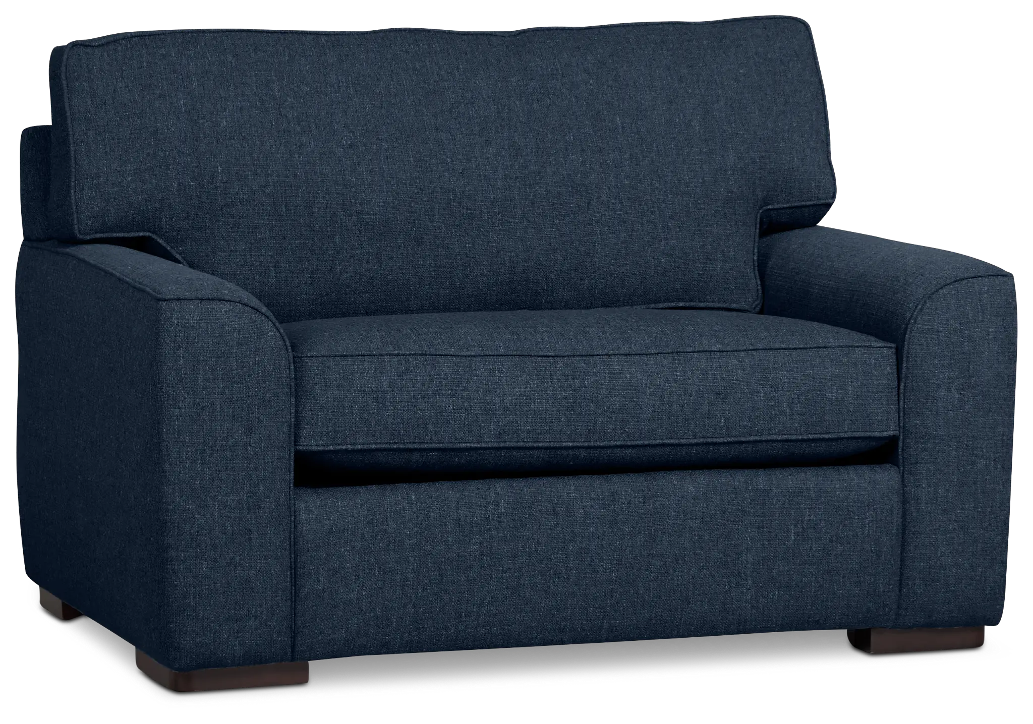 Sinclair Dark Blue Fabric Innerspring Sleeper Sinclair Dark Blue Fabric Innerspring Sleeper