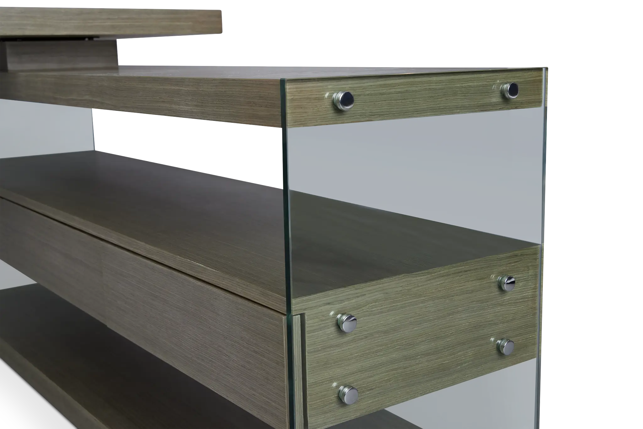 Olympia Gray Large L Desk Olympia Gray Large L Desk