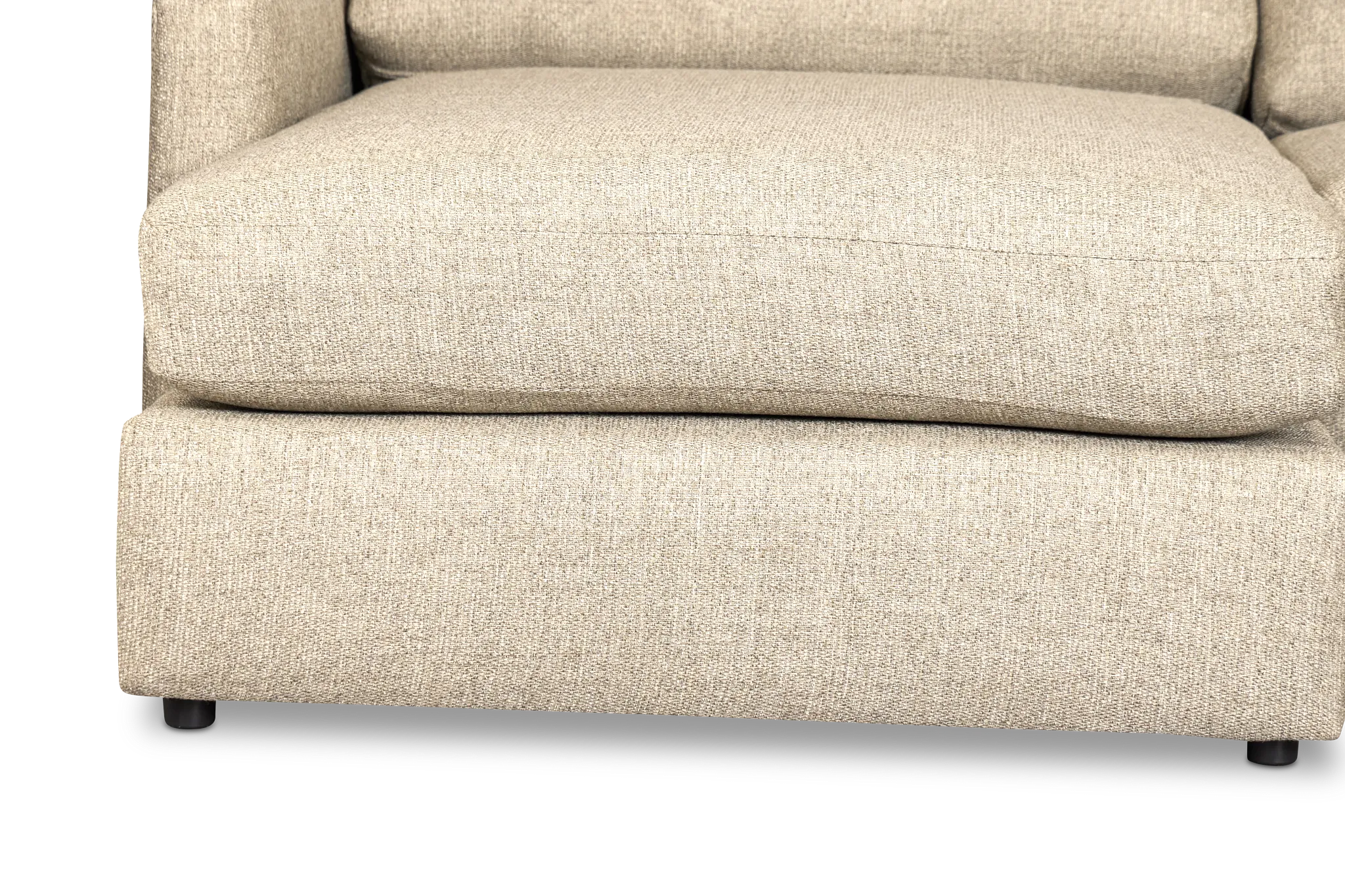 Maxwell Dark Gray Fabric Medium Left Chaise Sectional