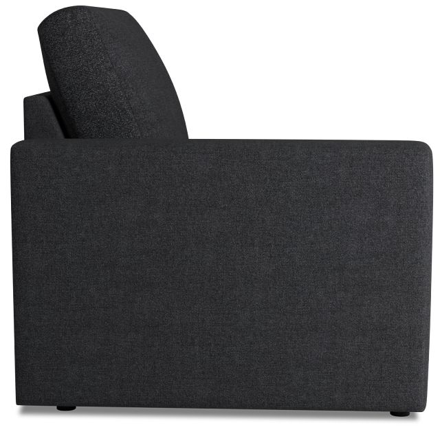 Citymod Dark Gray Fabric Left Chair