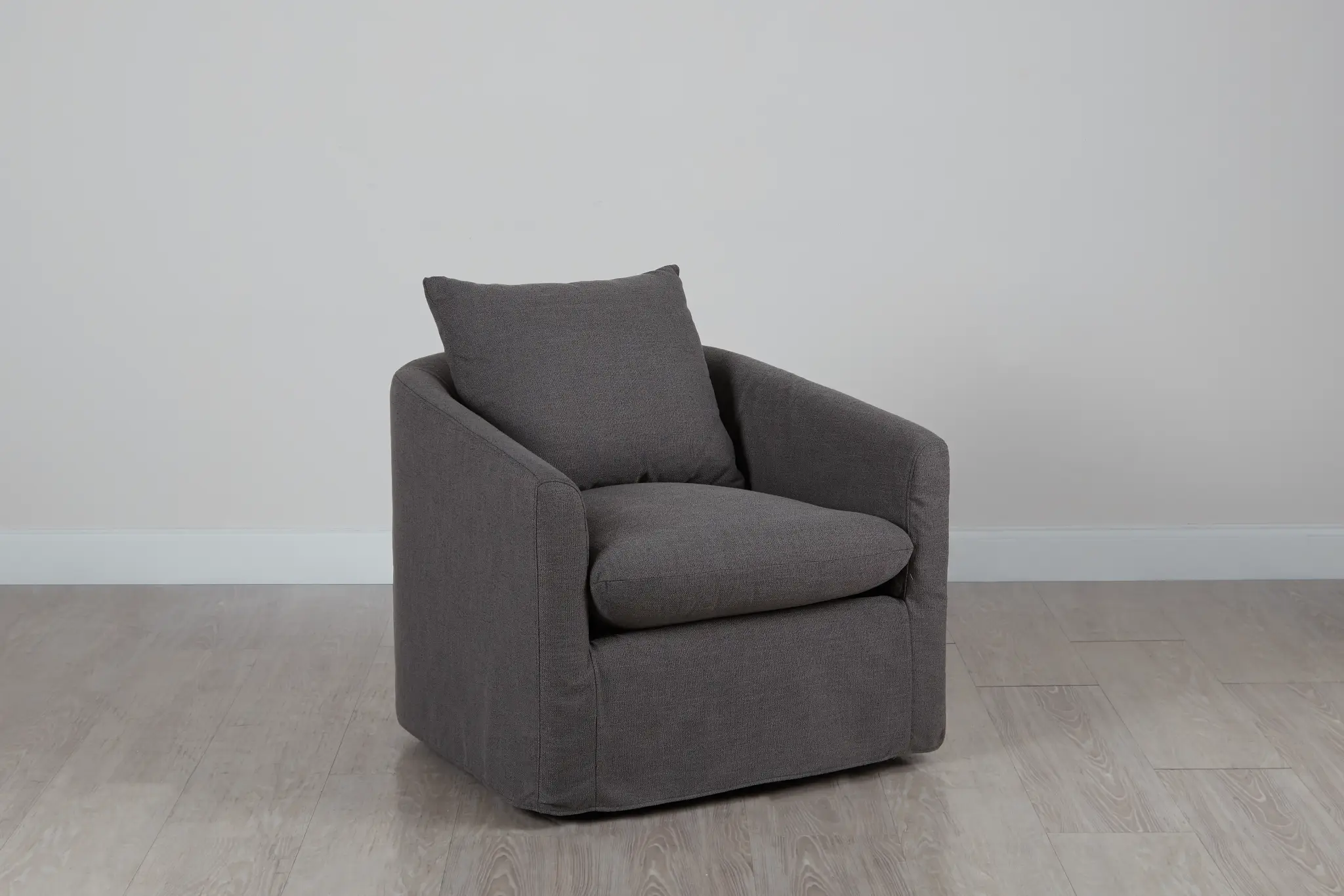 Willow Gray Fabric Swivel Chair Willow Gray Fabric Swivel Chair