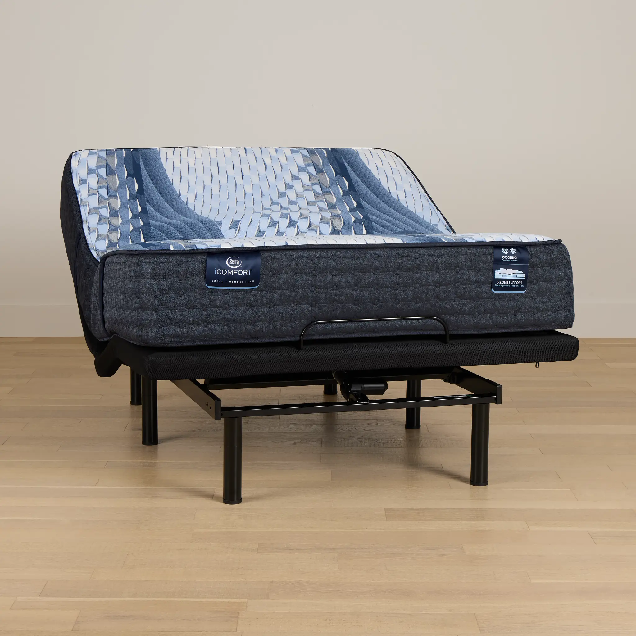 Serta Icomfort Iona Medium Deluxe Adjustable Mattress Set Serta Icomfort Iona Medium Deluxe Adjustable Mattress Set