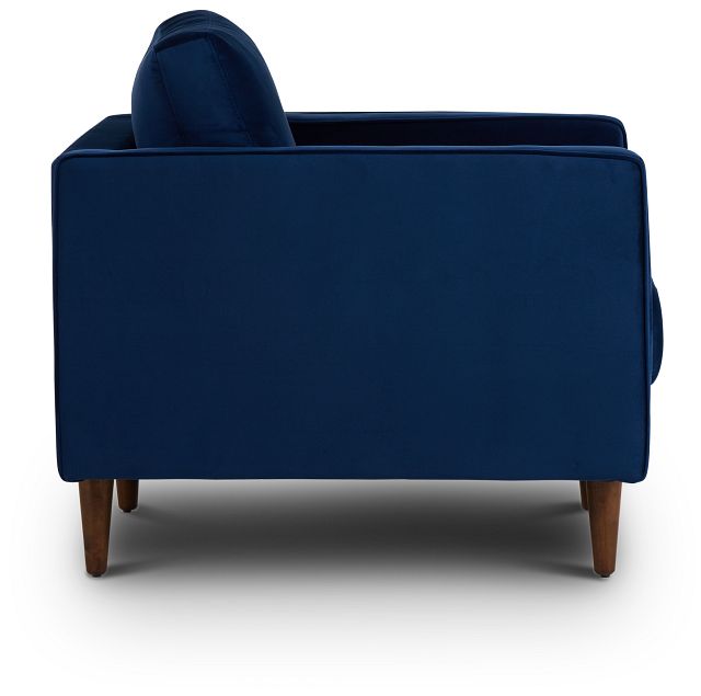 Luna Dark Blue Velvet Chair (3)
