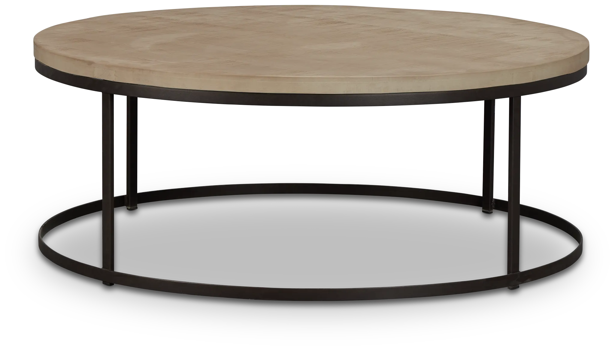 Bayfield Light Tone Round Coffee Table