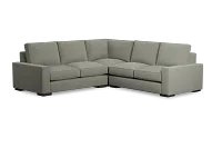 Edgewater Delray Pewter Small Two-arm Sectional