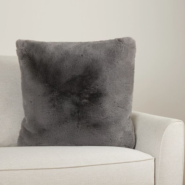 Kaycee Dark Gray 24" Accent Pillow