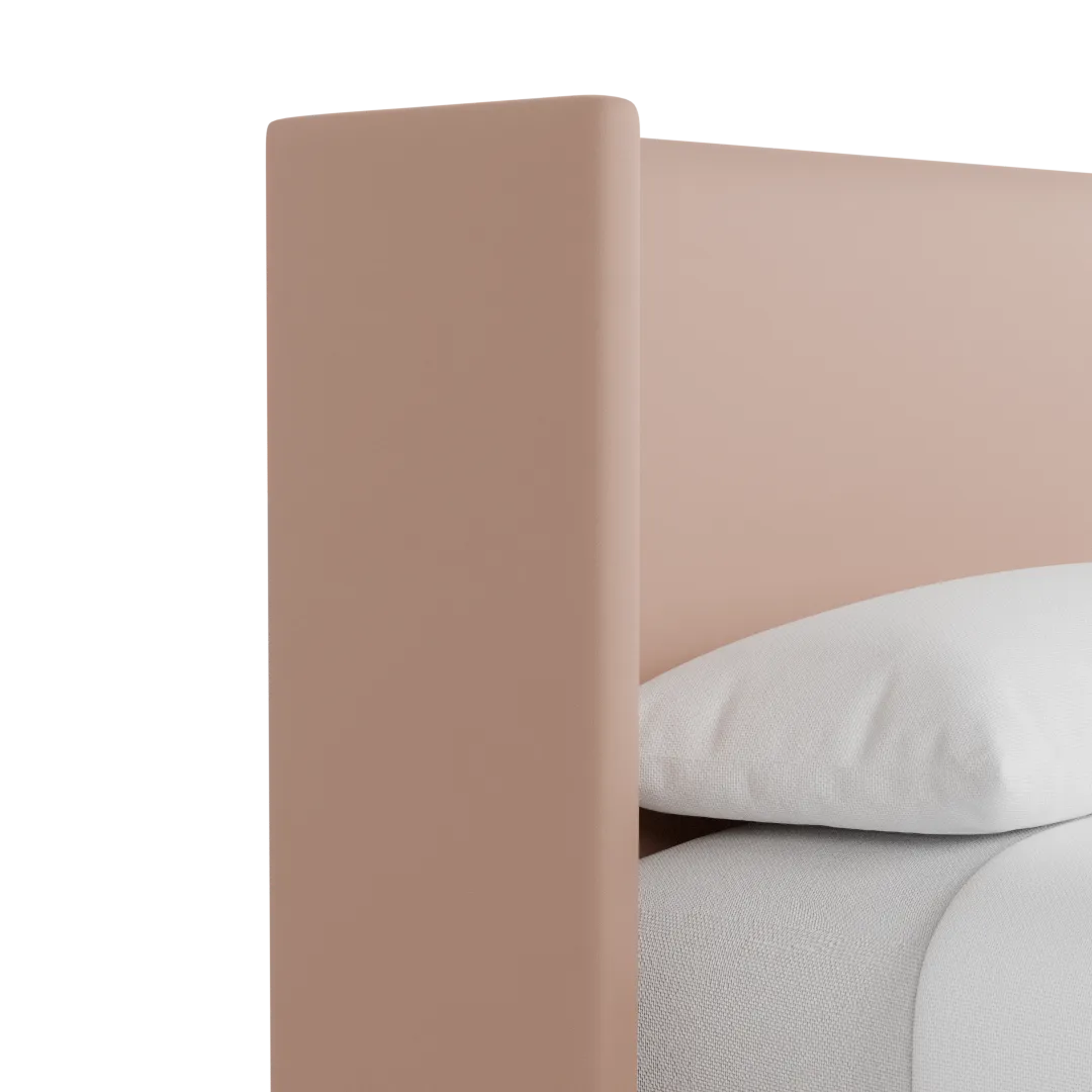 Captiva Joya Light Pink 48" Upholstered Shelter Bed