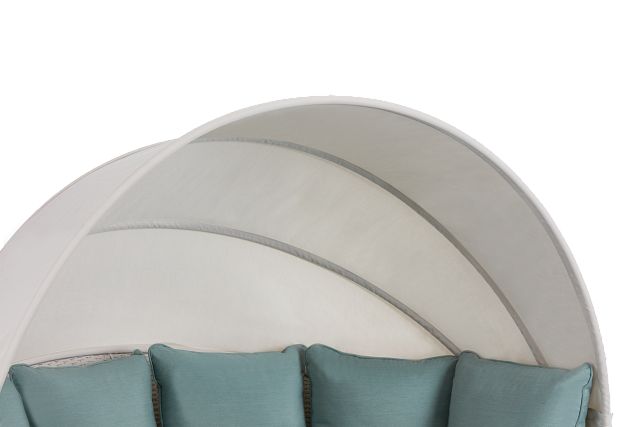 Biscayne Teal Canopy Daybed