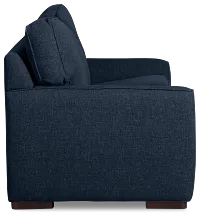 Sinclair Dark Blue Fabric Innerspring Sleeper