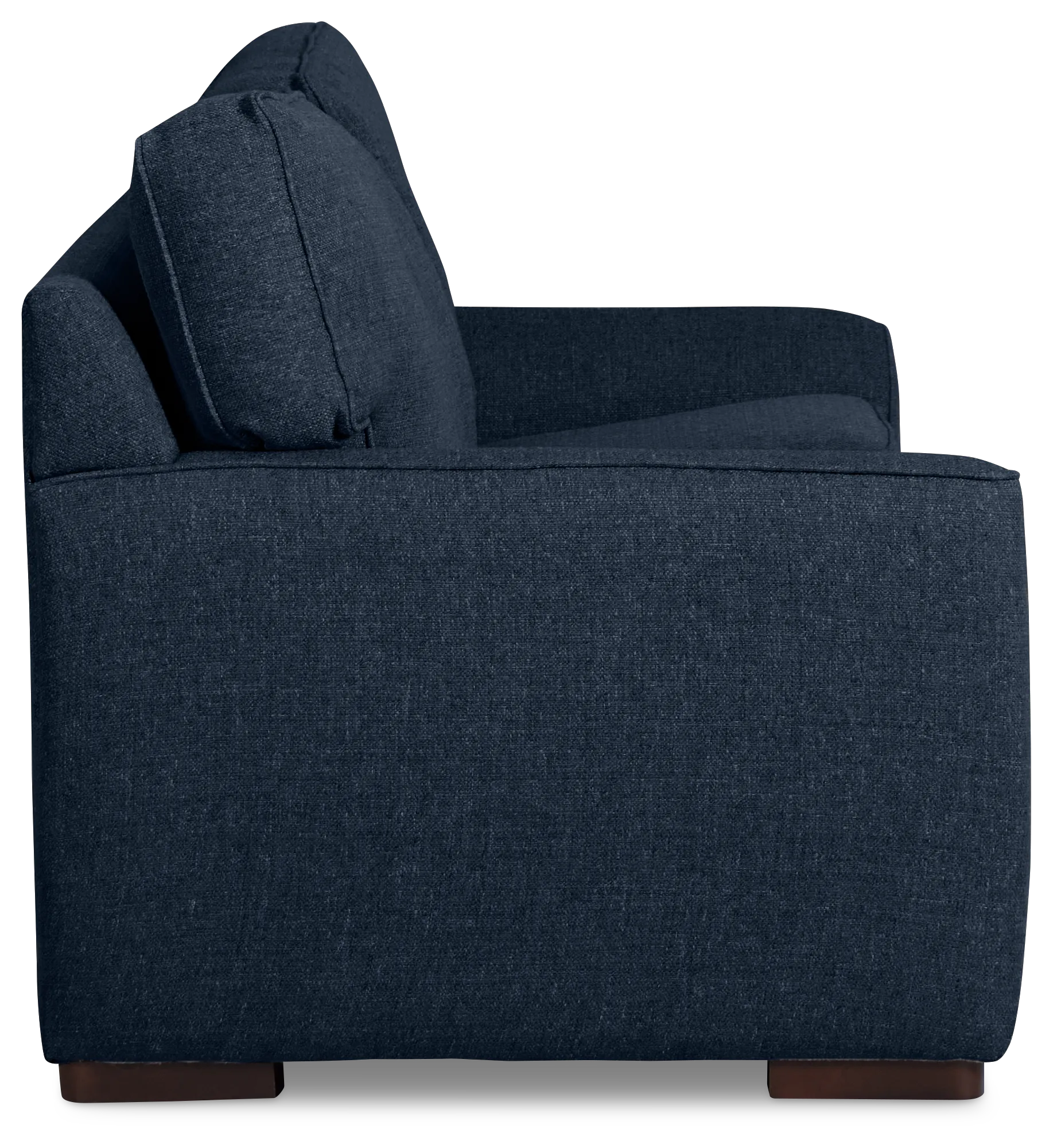 Sinclair Dark Blue Fabric Innerspring Sleeper