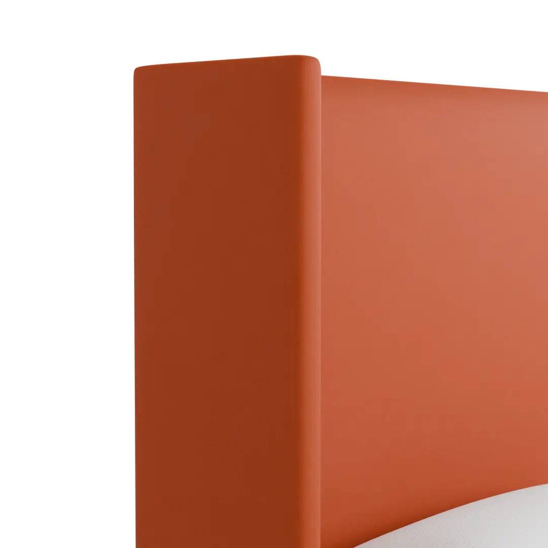 Captiva Joya Orange 60" Upholstered Shelter Bed Captiva Joya Orange 60" Upholstered Shelter Bed