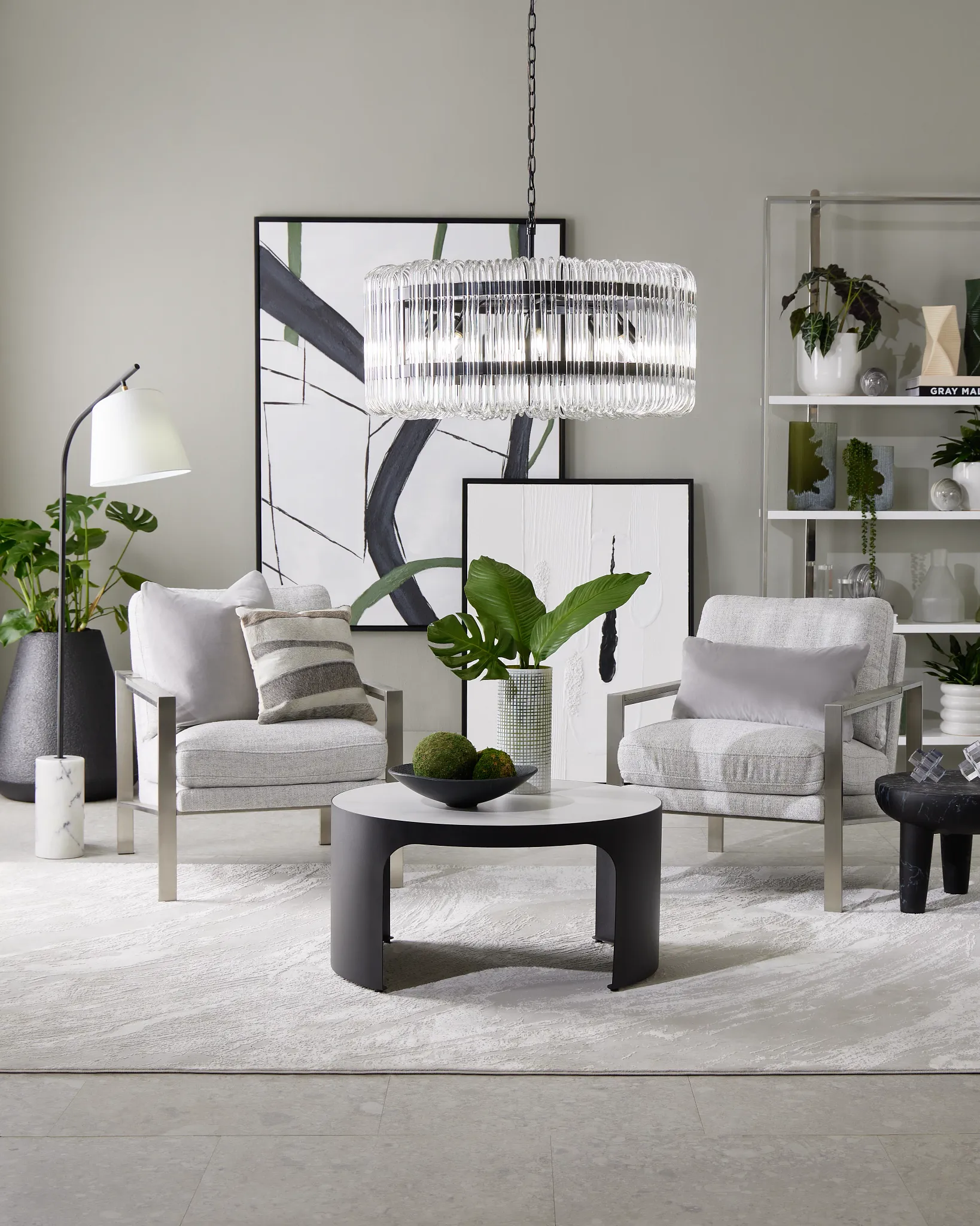 Abel White Round Coffee Table