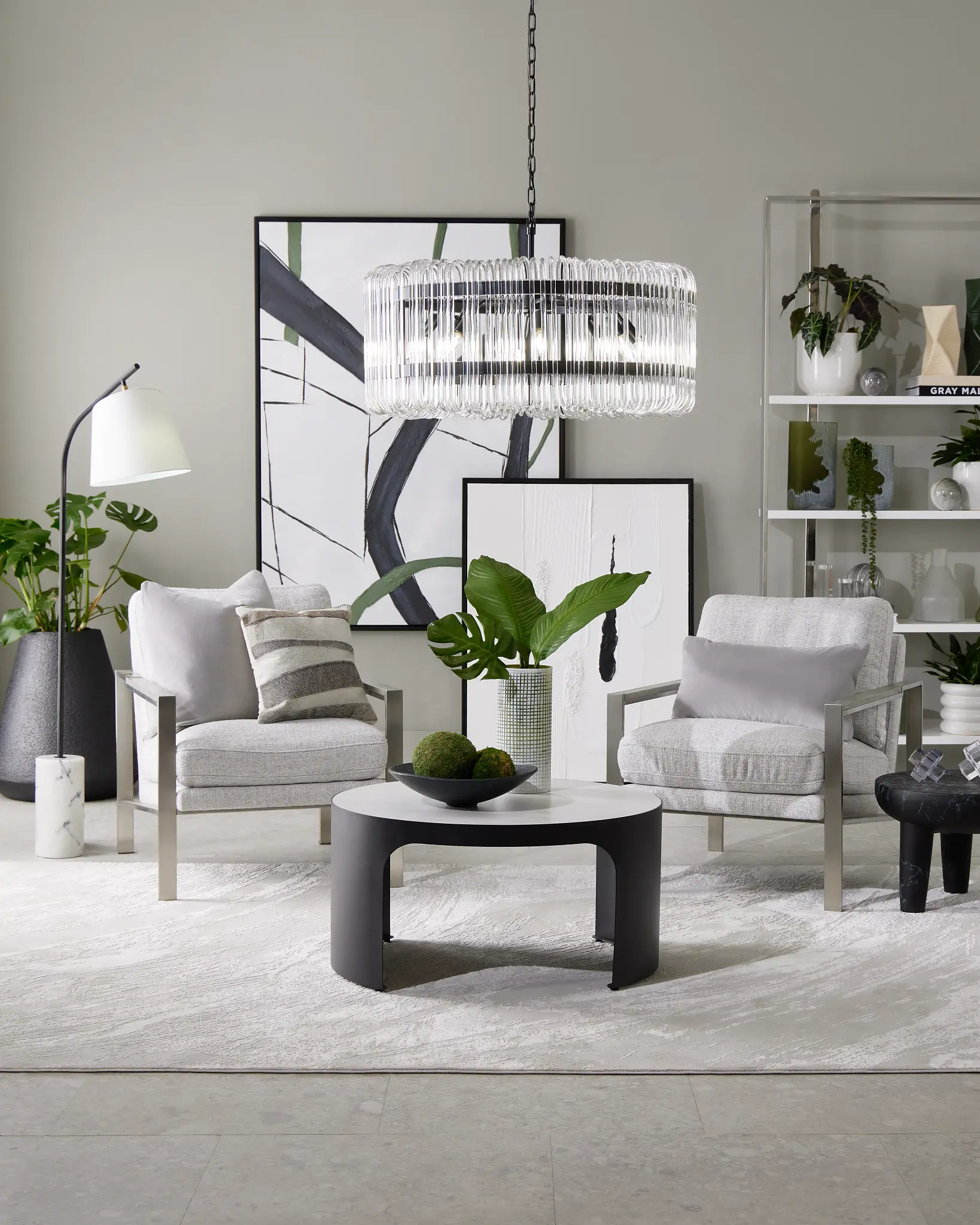 Abel White Round Coffee Table Abel White Round Coffee Table