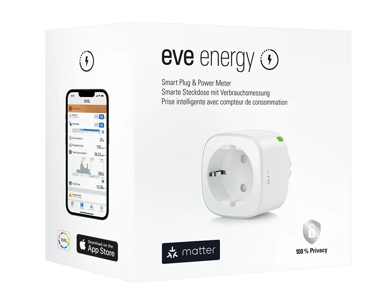 Eve Energy White Smart Plugs & Outlets