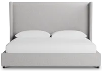 Captiva Elite Gray 60" Upholstered Shelter Bed