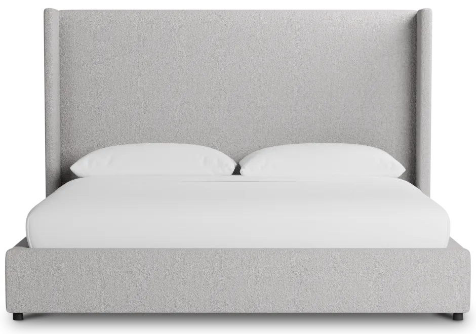 Captiva Elite Gray 60" Upholstered Shelter Bed